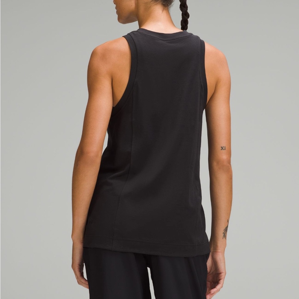 Lululemon long cotton crew neck tank top - Picture 6 of 7